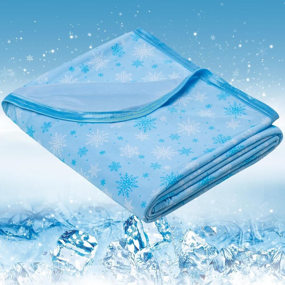 Cooling Blanket for Hot Sleepers – Thin Summer Cooling Blanket Twin Size, Q-Max